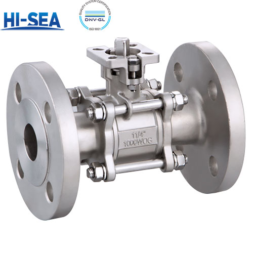 3-Piece Flanged Ball Valve